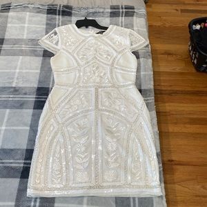 White Lulus Size Medium Dress